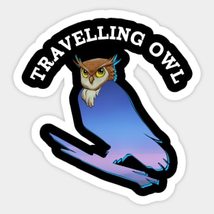 Travelling Owl Sticker